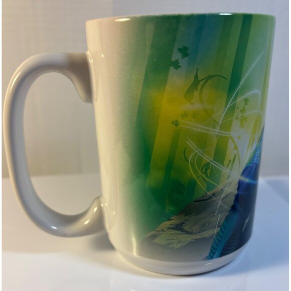 Cirque Du Soleil Varekai Mug Ceramic Green Blue Art Design Thailand - Picture 4 of 7